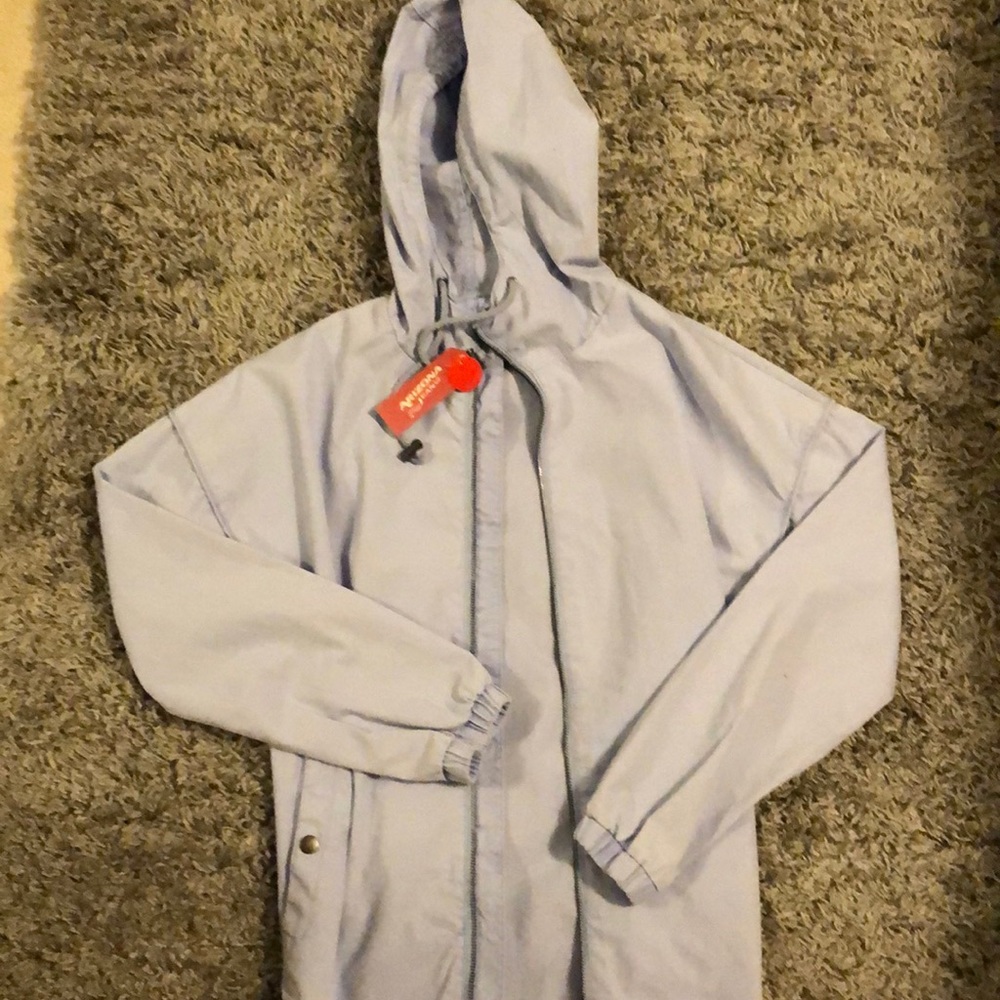 New with tags light blue lightweight jacket
